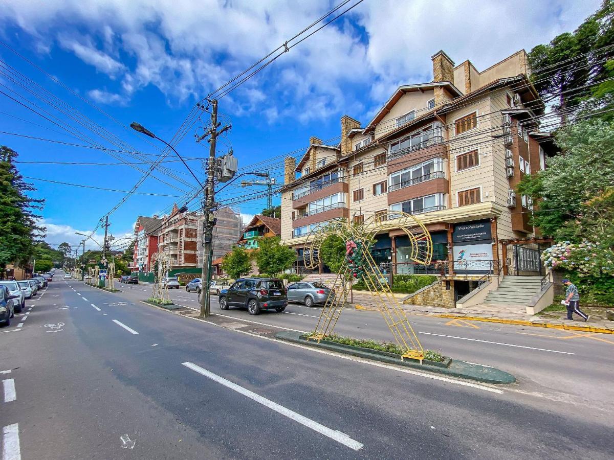 Flores Da Montanha 103B - Apto Borges De Medeiros Gramado 600 Metros Rua Coberta Eksteriør billede